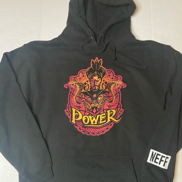 Disney’s Aladdin Jafar Power Black Hoodie -Neff -Mens - Picture 2 of 5